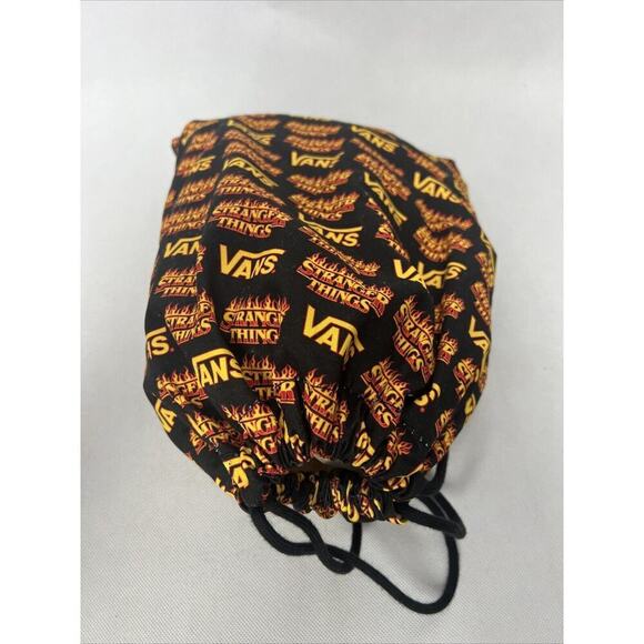 Vans Stranger Things Custom Hellfire Club Classic SlipOn Men\'s 8 Women’s 9.5 NWT